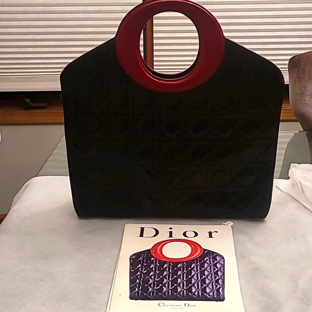 Christian Dior top handle bag EUC